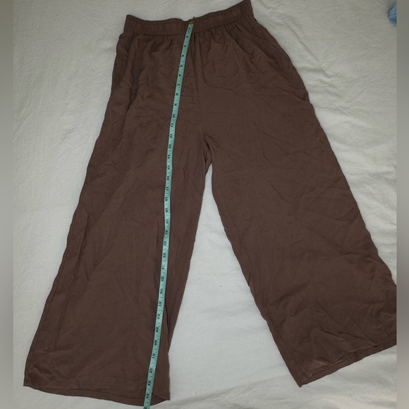 NWT - PRIMARK Pants Brown Elastic Waist Women’s 6 - Picture 4 of 4